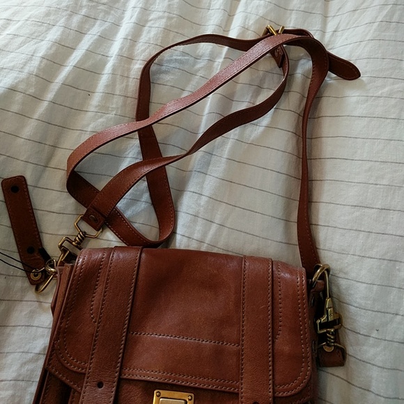 Proenza Schouler PS1 Pouch Bag Tan Crossbody - Picture 3 of 8